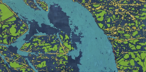 River to the Sky by Connor McManus | Acrylic on canvas River to the Sky
